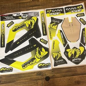 Brand new dirtbike, cobra, Moto stickers